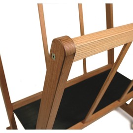 Cappelletto Allegra Wood Print Rack Premium Large Display, Storage Rack for Poster, Prints, Panels Art Shows - Natural