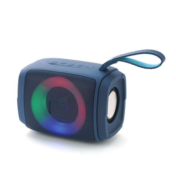 HDAKDDHG Portable Bluetooth Speaker, RGB Lights, Support Micro SD Card,MF