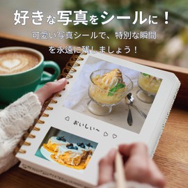 Pikapoca Glossy Thin Inkjet Photo Sticker Paper, 2 Size, 100 Sheets