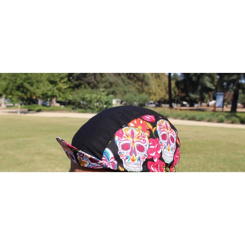 "Handmade" CYCLING CAP SKULL SUGAR HANDMADE ANY SIZE