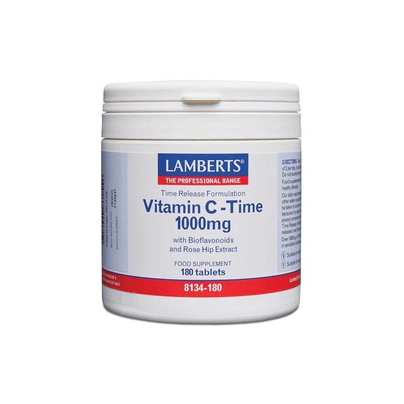 Lamberts Vitamin C-Time Release 1000milligrams 180 Tablets