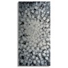Haitouxi Arts Extra Large Wall Art Abstract Black Silver Squares
