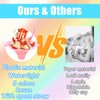 Cmaqpw 200PCS 4oz Colorful Snow Cone Cups Set with 100Pcs