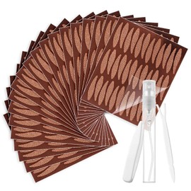 720 PCS Double Eyelid Tape Lace Mesh Droopy Eyelid Lifter Waterproof Eye Lift Tape20 Sheets Lace Gold Bottom with Water Droplets Size Invisible Eyelid Tape with Eyelid Lifter Strips Tools