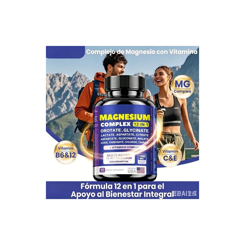 Complejo De Magnesio 7-en-1 - Glicinato