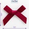 Italian Options Satin Craft Bows 100-Piece Pack, 3 cm Bow