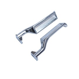 YMHHefy Silver Interior Metal Door Handle Front Left Driver Passenger Compatible with 1987-1996 Ford Bronco F150 F250 F350 F53 F59 F800 E7TZ-1522601-A E7TZ-1522600-A 77177 77178 2Pcs