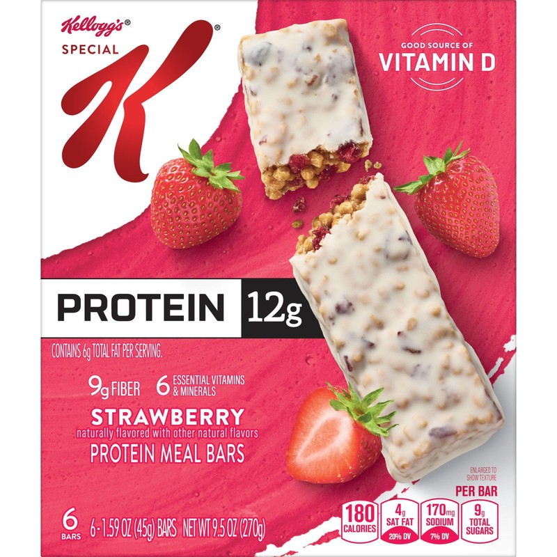 Special K Bar Protein Meal Bars, 12g Protein Snacks, Meal