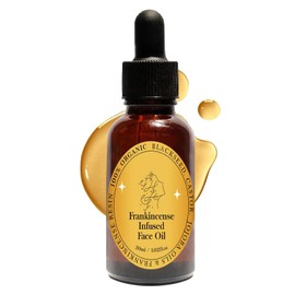 Frankincense Resin Oil for Face, Frankincense Oil for Skin, Frankincense Resin Infused Organic Black Seed, Castor & Jojoba Oil for Face, Facial Moisturizing Anti-Aging Serum (1PC, 1)