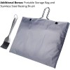 Fish Grilling Folding Portable Stainless Steel BBQ Grill Basket for