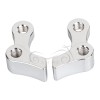 Unbranded Chrome 1" Adjustable Lowering Kit For Harley Dyna Wide