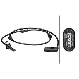 HELLA 6PU 012 679-431 Sensor, wheel speed - 4-pin connector - Front - Total Length: 1049mm