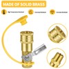 1/4" RV Propane Quick Connect Adapter, Propane or Natural Gas
