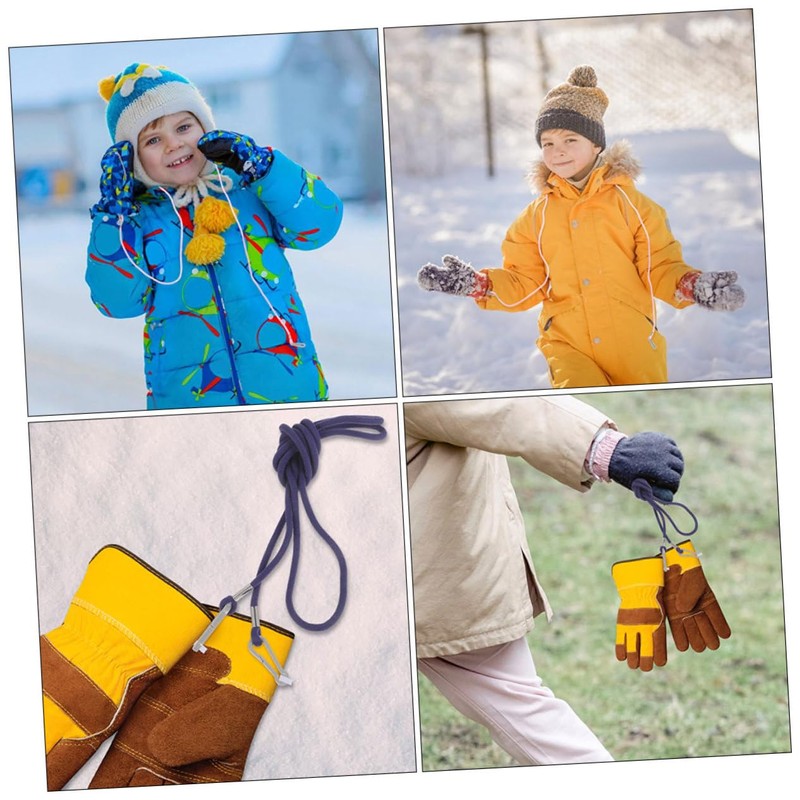COHEALI Warm Winter Gloves Lost Rope Holders Mitten Clips Kids