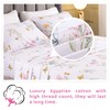 QSH Floral King Size Sheet Sets - Flower Butterfly Print