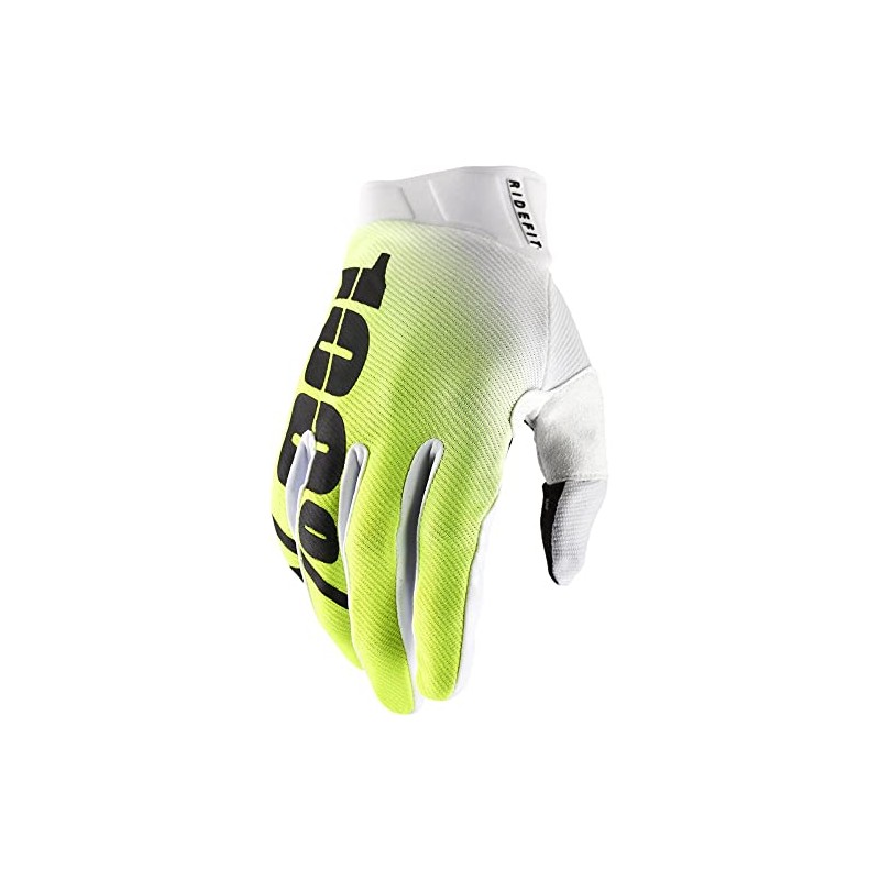 100% RideFit MTB Gloves Korp Yellow 2022 X-Large