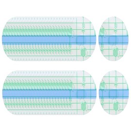 PPhtony Waterproof Ear Stickers 80Pcs Disposable Small Ear Patches Ear Protectors Cover with Cotton Plug for Women Men Swimming Shower Surfing Snorkeling Water Sports (80)