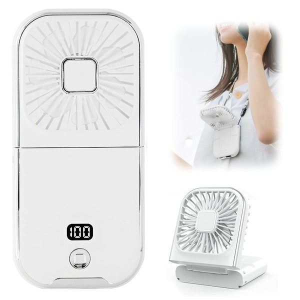 HALIPU PSE Certified, Portable Fan, Handheld USB Fan, Handy Fan,