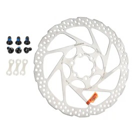 Rotor Freno De Disco Shimano Deore Sm-rt56 Rotor 180mm Color Plateado