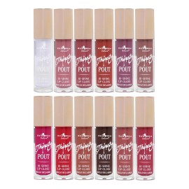 Lip Gloss Thirsty Pout Brillo Labial Italia Set 12 Tonos Set 12 Tonos