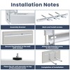 Mini Split Wall Mounting Bracket for 12000-36000 BTU Universal Air