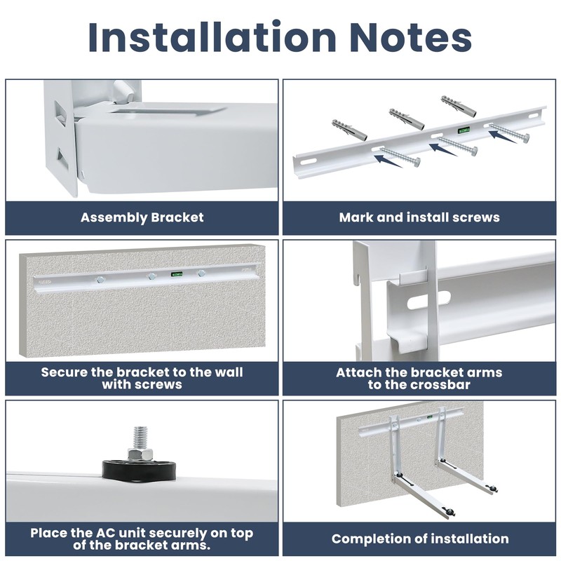 Mini Split Wall Mounting Bracket for 12000-36000 BTU Universal Air