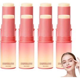 Barra de bálsamo múltiple de volumen de colágeno rosa para ojos. (8PCS)