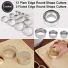 xify’s Cookie Cutter Set, 47 Pcs Stainless Steel Variety Pack