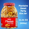 Iselitas | Plantain chip Salted Party Size Jar | Thin
