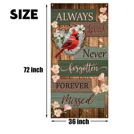 Memorial Day Door Cover 4th of July Banner Thank You Veterans Patriotic Decor Memorial Day Decorations and Supplies for Home Party