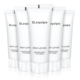 Travel Size Body Lotion Bulk (1 fl oz, 10 Pack), Refreshing Hotel Body Lotion, Mini and Small Size Body Lotion, Guest Hotel Toiletries in Bulk - Mini Body Lotion, Clear Container