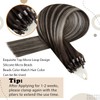 Easyouth Real Hair Extensions Micro Ring Balayage Hair Extensions Micro