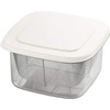 Yoshikawa SJ2964 New Kitchen Basic Square Storage Container (with Colander)