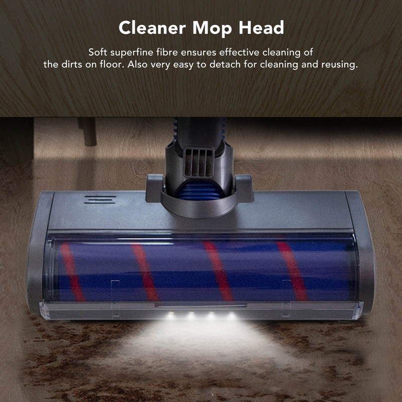 Vacuum Cleaner Mop Head Multipurpose Superfine Fibre Reusable Cleaning Accessory