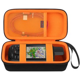 Elonbo Carrying Case for Garmin GPSMAP 67i/ 67/ 66i/ 66s/ 65s/ 64sx/ 79s Rugged Hiking GPS Premium Handheld inReach Satellite Technology, Handheld Satellite Communicator Travel Holder, Inside Orange