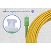 Elfcam® - 20m Cable Fibre Optique (jarretiere Optique) SC/APC a