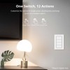 Wireless Zigbee Smart Button, 4-Way Remote Control Button Switch for