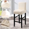 Fuloon Waterproof Bar Stool Covers, High Elastic Fit Removable Washable