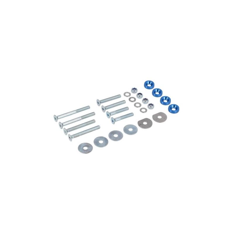 CNC Countersunk Washers 24 mm for Shock Absorber/Suspension Strut Blue