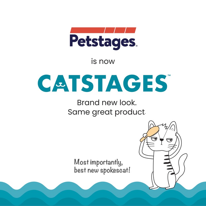 Catstages Plaque Away Pretzel Cat Toy – Interactive Catnip Dental