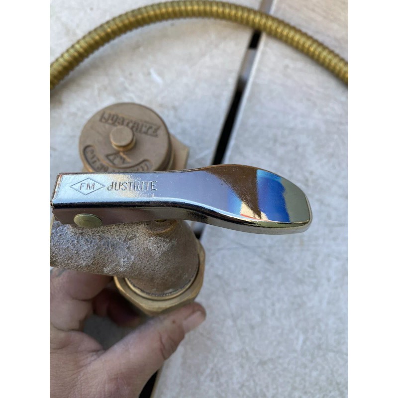 Justrite NOS JUSTRITE 2'' BRASS SELF CLOSING DRUM VALVE KIT