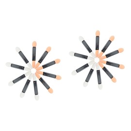 Mikinona 100pcs Makeup Brush for Women Eye Shadow Sponge Applicator Tool Dual Sided for Beginner Professional