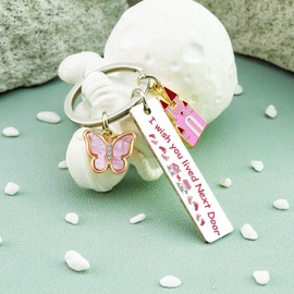 AOBIURV Valentines Day Gifts For Friends Friend Gifts Friendship Gifts for Women Bestie Teen Girls BFF Long Distance Keychain Birthday Gift for Best Friends Sister Mothers Day Christmas Graduation