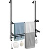 Over The Door Towel Rack, 2-Tier Bathroom Towel Rack with
