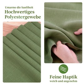 Table Runner, Tassels Table Runner, Modern, 33 x 143 cm, Washable Country House Style Table Runner, Fashion Runner Table for Dining Table, Party, Holiday Decoration, Table Decoration (Camouflage Green