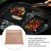 Grilling Pouches Fiberglass Mesh Non Stick High Temperature Resistant BBQ