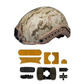 FMATAL GEAR FMA Fast Ballistic Helmet 3mm Thickness Airsoft Helmets Tactical Helmet for Paintball Outdoor Sports Hunting Shooting (M/L, AOR1)