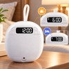 Vibrating Alarm Clock for Heavy Sleepers – Silent Dual Alarm