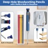 7inch Rafter Square with Carpenter Pencil, 1/8" Precision Heavy Duty
