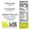 SOS Hydration Electrolyte Powder 8 Stick Packs – Low-Calorie, Rapid